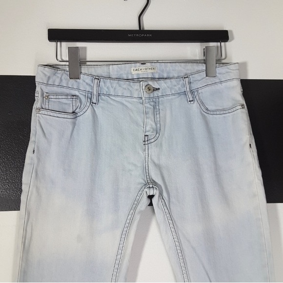 Each X Other Paris Bleach Dyed Skinny Jeans Size 6 / 26” $390 retail! GUC - Picture 7 of 9